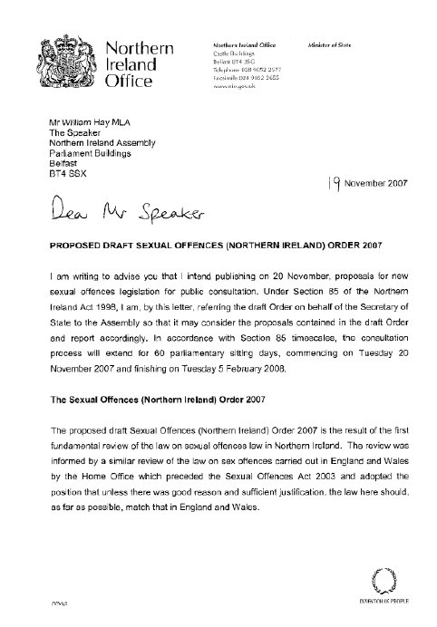 P Goggins letter to Speaker, 19Nov07-1.tif