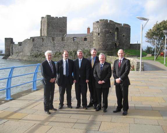Members of the Committee visit Carrickfergus Castle