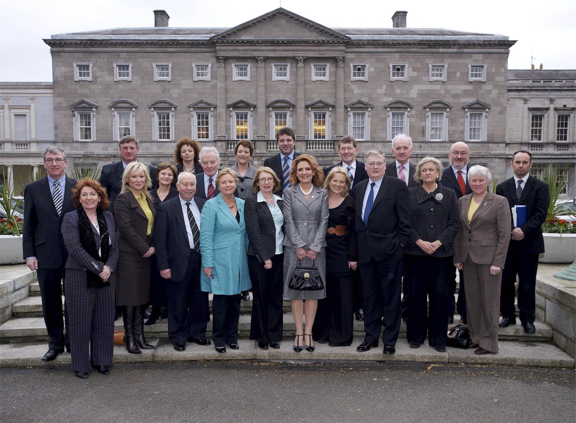 Members of the Assembly Health Committee pictured with members of the Joint Committee on Health and Children in the Oireachtas 
