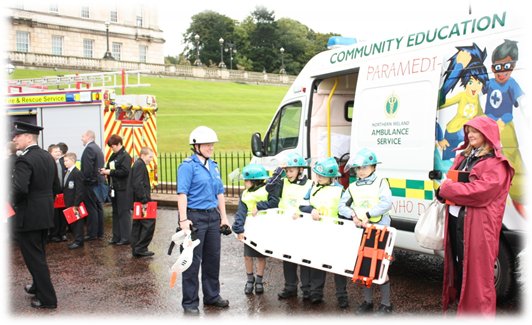In terms of wider stakeholder engagement, the Committee arranged an event at Parliament Buildings to highlight attacks on the Emergency Services.