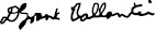 signature of D G Ballantine