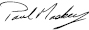 signature of Paul Maskey