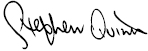 Stephen Quinn signature