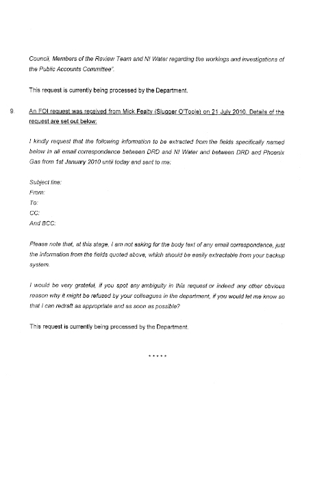 Response to PAC information request - Annex K - Flag K3 to K8