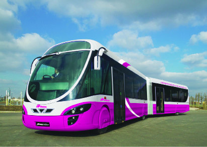 Image of a possible Metro Bus Rapid Transit low emission vehicle for high quality express public transport