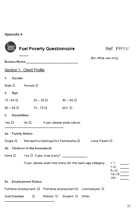 Citizen Advice Report