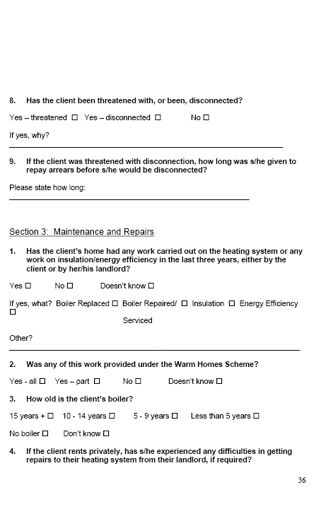 Citizen Advice Report