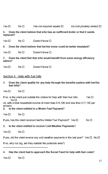 Citizen Advice Report