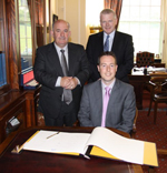 Mr Paul Givan signing the Roll of Members on  Monday 14th June 2010,