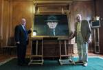 The portrait of The Rt Hon The Lord Bannside of North Antrim MLA (formerly Rev Dr Ian Paisley), is unveiled at Parliament Buildings.