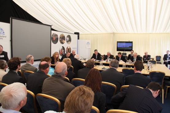 The Committee meeting at the Balmoral Show, May 2010