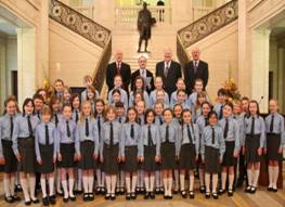April 2009 - Waringstown Primary School Choir perform in Parliament Buildings 
