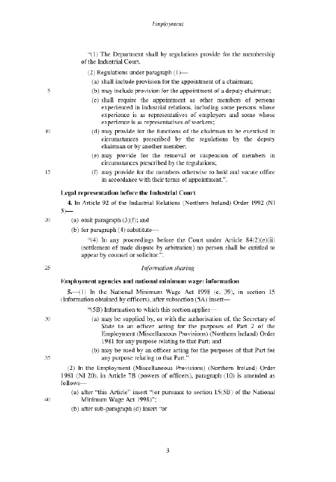 Employment Bill (as introduced)