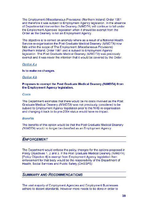 PUBLIC NOTICE OF COMMITTEE STAGE OF THE EMPLOYMENT BILL – PUBLISHED 2ND JULY 2009
