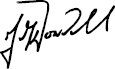 signatutre of J M Dowdall CB