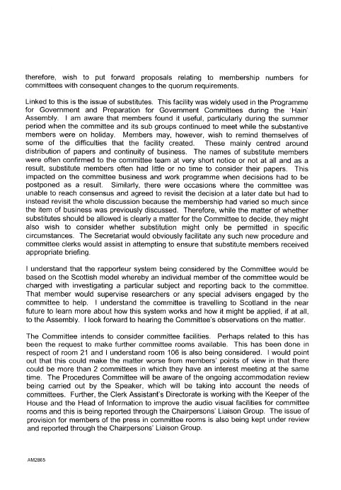 Letter to Committee Claerk page 2