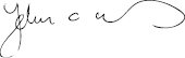 Signature of John ODowd