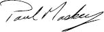 Paul Maskey Signature