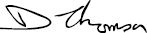 David Thomson signature