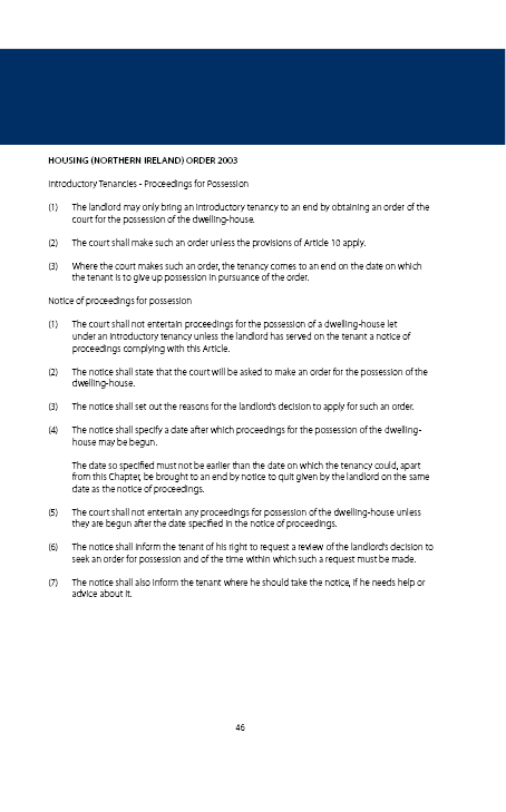 Statement of Policy and Procedures on Anti-Social Behaviour