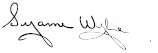 Suzanne Wylie Signature